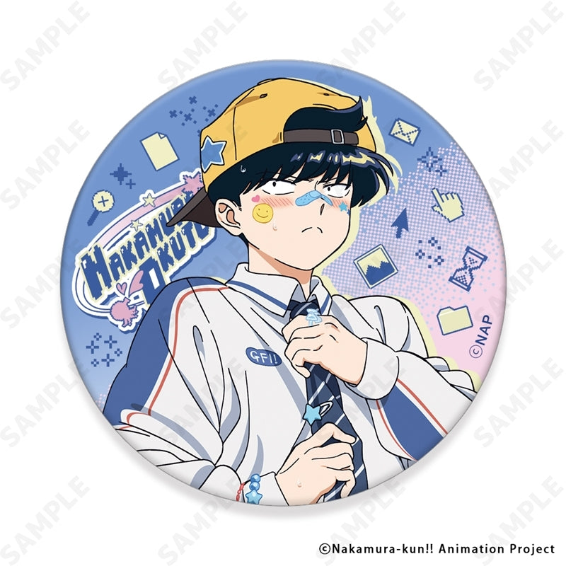 (1BOX=6)(Goods - Badge) TV Anime Go for It, Nakamura! Trading Button Badge [Y2K]