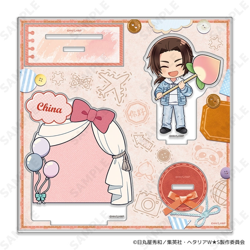 (Goods - Acrylic Stand) Hetalia World★Stars ~ Greetings with Denim Style. ~ Acrylic Stand 8. China