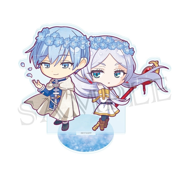 (Goods - Stand Pop) Frieren: Beyond Journey's End Vintage Series Chibi Acrylic Stand Blue Moon Weed