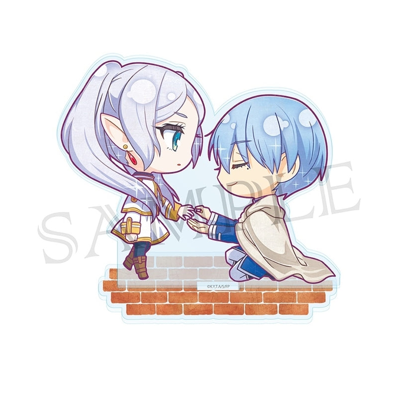 (Goods - Stand Pop) Frieren: Beyond Journey's End Vintage Series Chibi Acrylic Stand Mirrored Lotus Ring