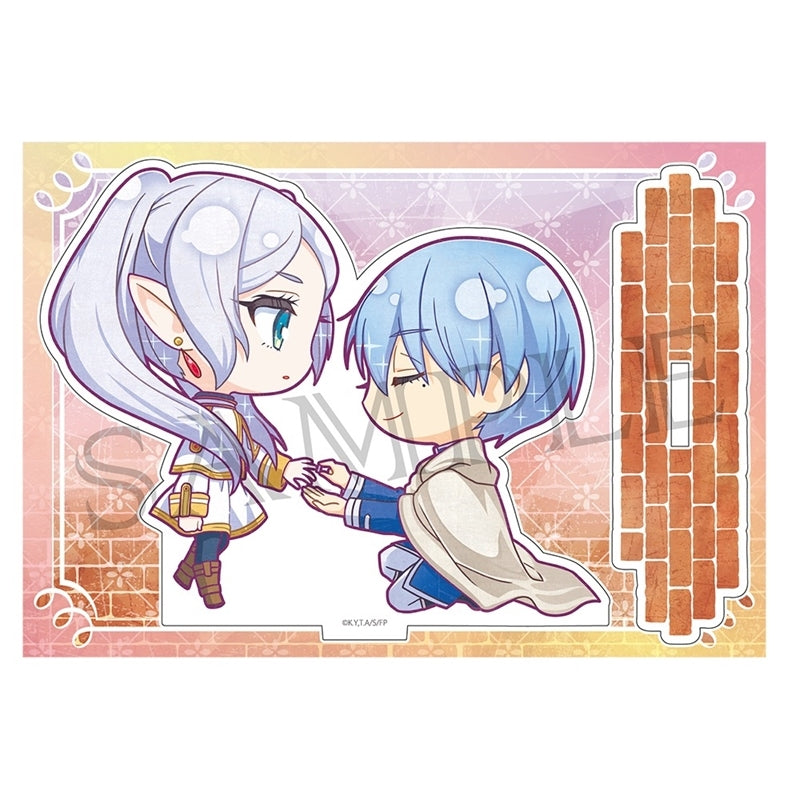 (Goods - Stand Pop) Frieren: Beyond Journey's End Vintage Series Chibi Acrylic Stand Mirrored Lotus Ring