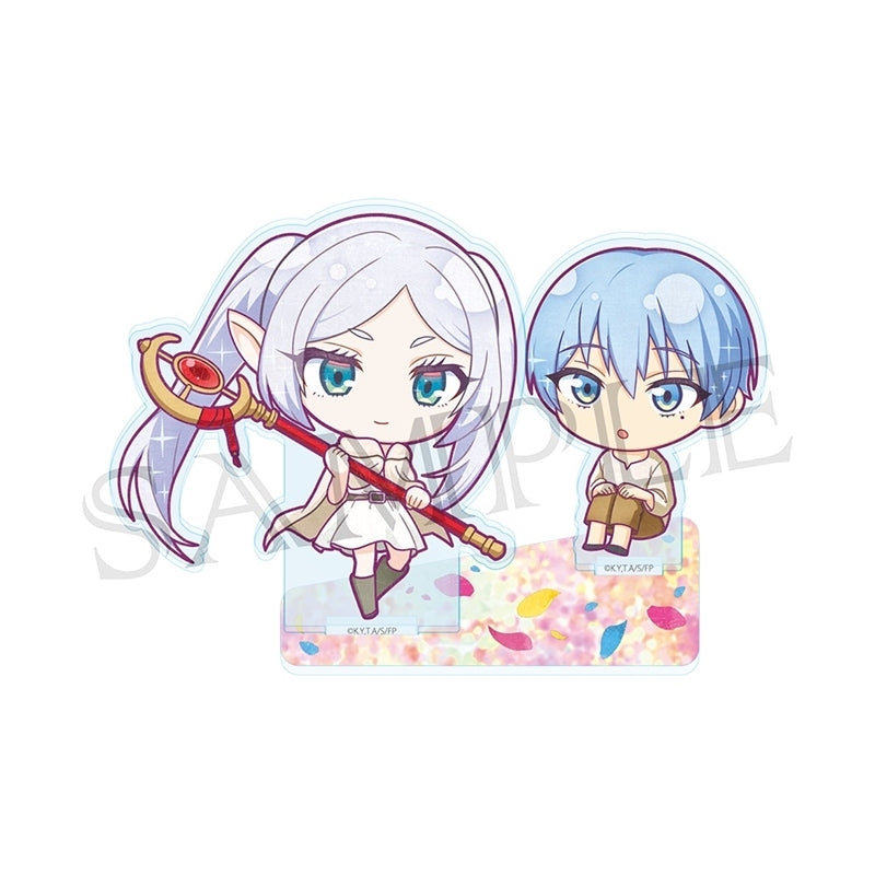(Goods - Stand Pop) Frieren: Beyond Journey's End Vintage Series Chibi Acrylic Stand Field of Flowers Spell