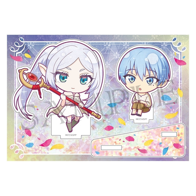 (Goods - Stand Pop) Frieren: Beyond Journey's End Vintage Series Chibi Acrylic Stand Field of Flowers Spell