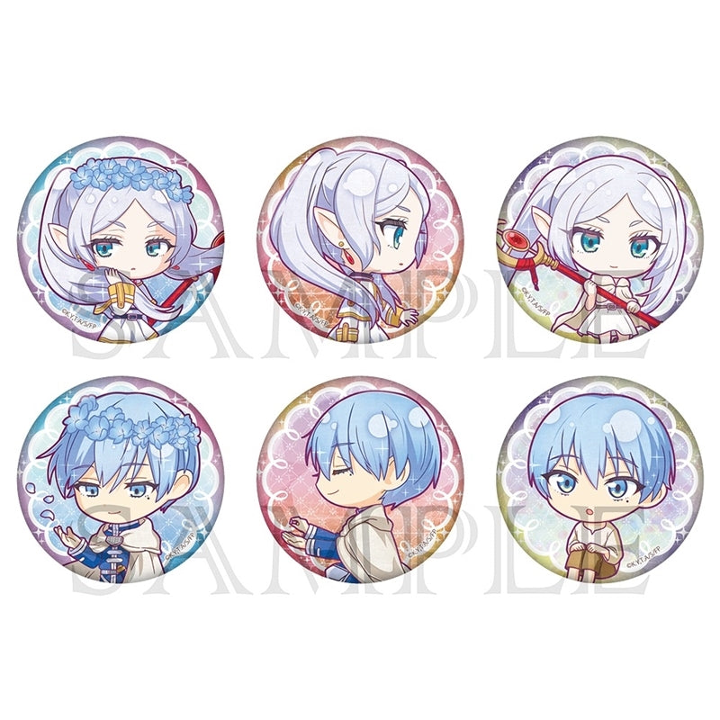 (1BOX=6)(Goods - Badge) Frieren: Beyond Journey's End Vintage Series Chibi Button Badge