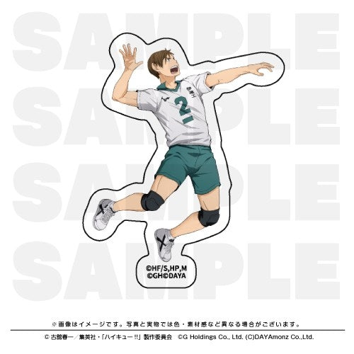 (Goods - Sticker) Haikyu!! TOUCH THE DREAM Die-cut Sticker Kenji Futakuchi (Uniform)