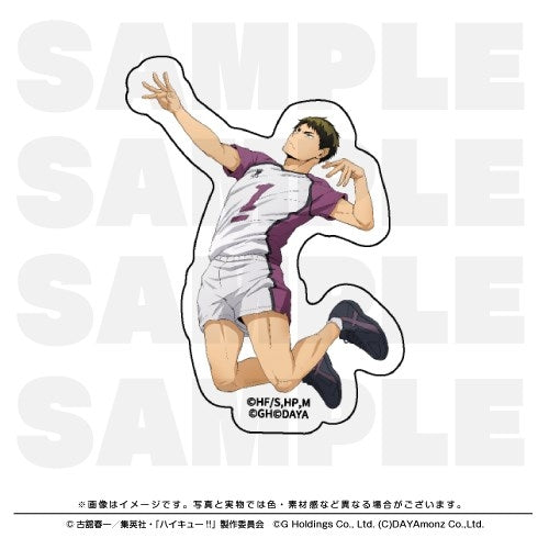 (Goods - Sticker) Haikyu!! TOUCH THE DREAM Die-cut Sticker Wakatoshi Ushijima (Uniform)
