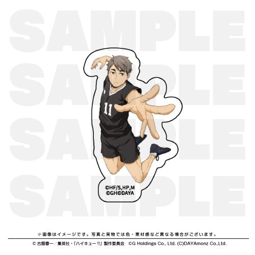 (Goods - Sticker) Haikyu!! TOUCH THE DREAM Die-cut Sticker Osamu Miya (Uniform)