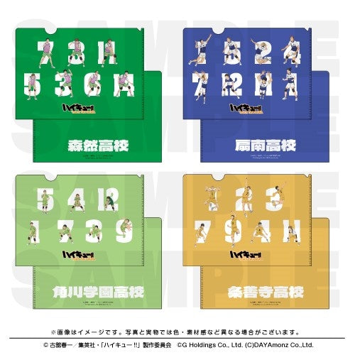 (Goods - Clear File) Haikyu!! TOUCH THE DREAM Clear File Ohgiminami High