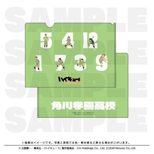 (Goods - Clear File) Haikyu!! TOUCH THE DREAM Clear File Kakugawa High