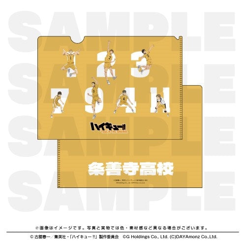 (Goods - Clear File) Haikyu!! TOUCH THE DREAM Clear File Johzenji High