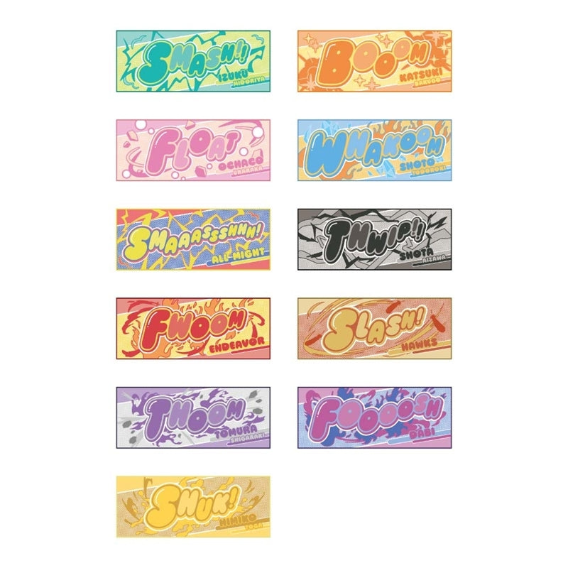 (Goods - Towel) My Hero Academia 10th Anniversary Sound Effects Face Towel Ochaco Uraraka