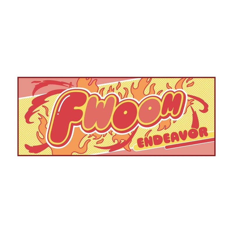 (Goods - Towel) My Hero Academia 10th Anniversary Sound Effects Face Towel Endeavor