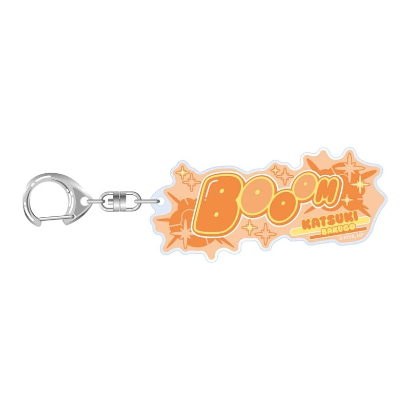 (Goods - Keychain) My Hero Academia 10th Anniversary Sound Effects Acrylic Keychain Katsuki Bakugo