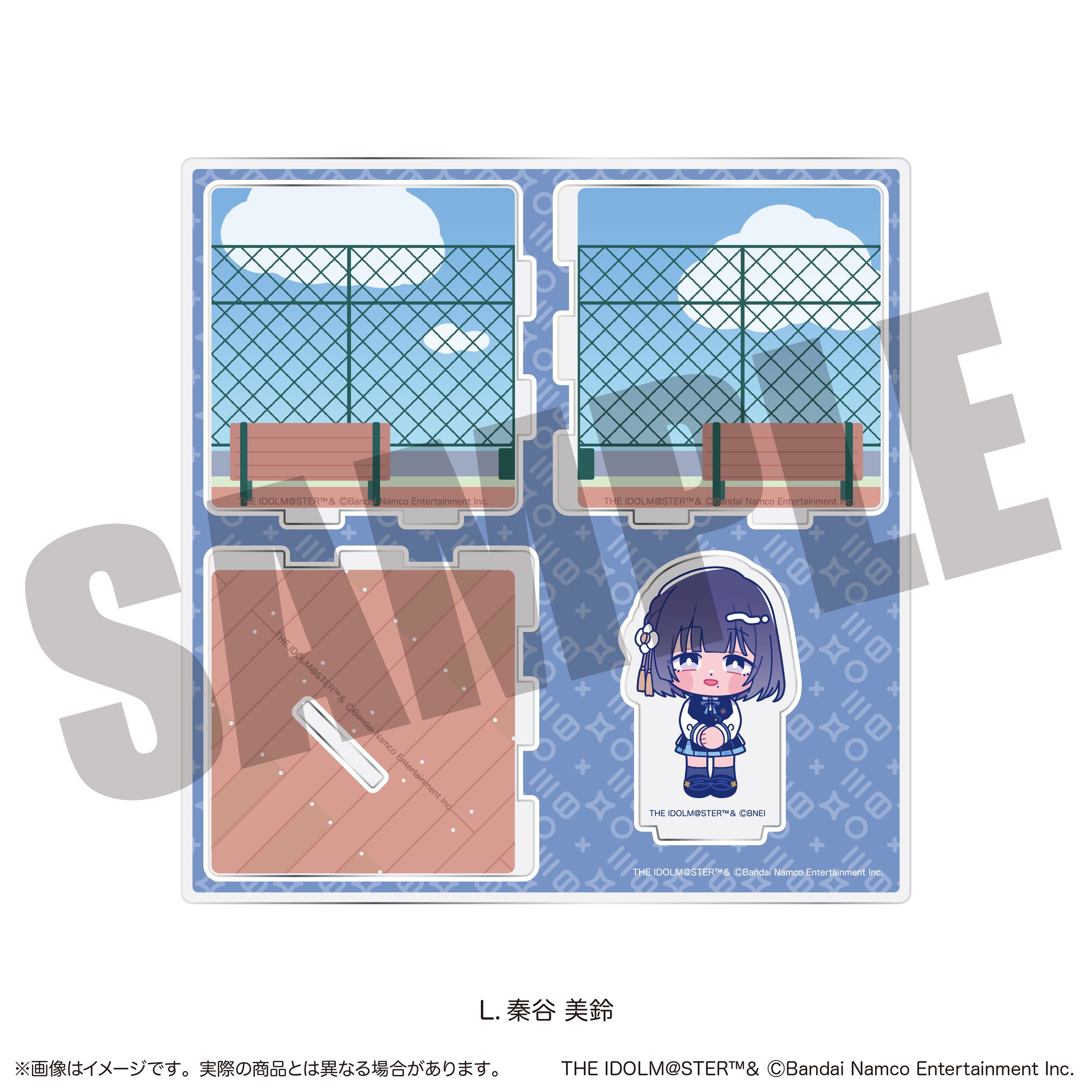 (Goods - Acrylic Stand) Gakuen iDOLM@STER Diorama Style Acrylic Stand L Misuzu Hataya