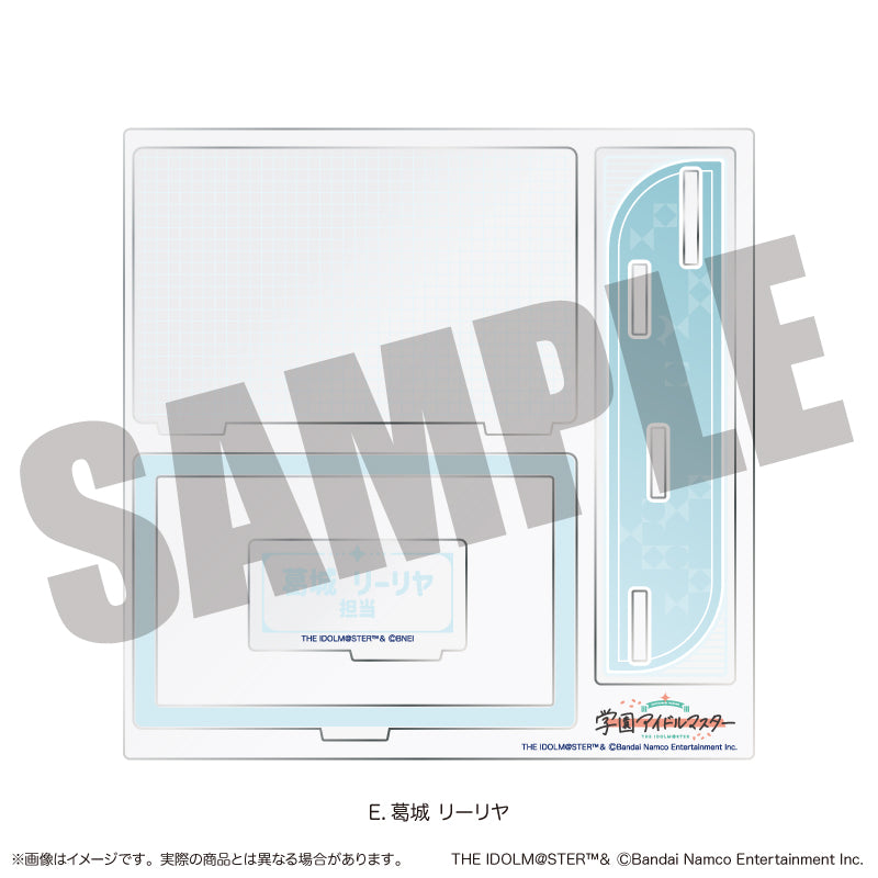 (Goods - Acrylic Stand) Gakuen iDOLM@STER My Business Card Stand E Lilja Katsuragi