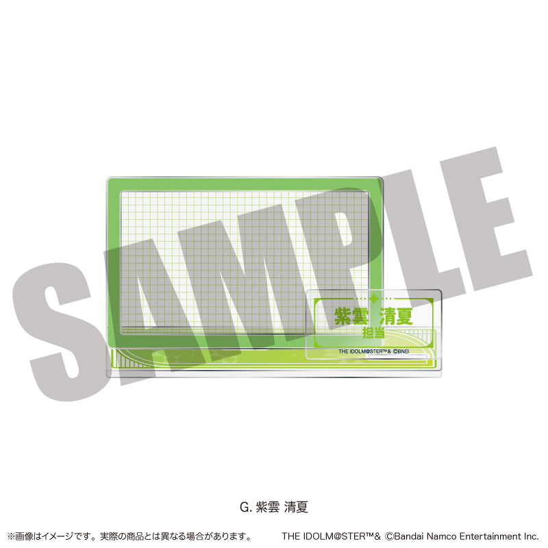 (Goods - Acrylic Stand) Gakuen iDOLM@STER My Business Card Stand G Sumika Shiun
