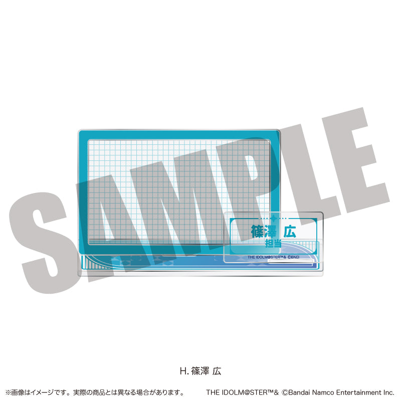 (Goods - Acrylic Stand) Gakuen iDOLM@STER My Business Card Stand H Hiro Shinosawa