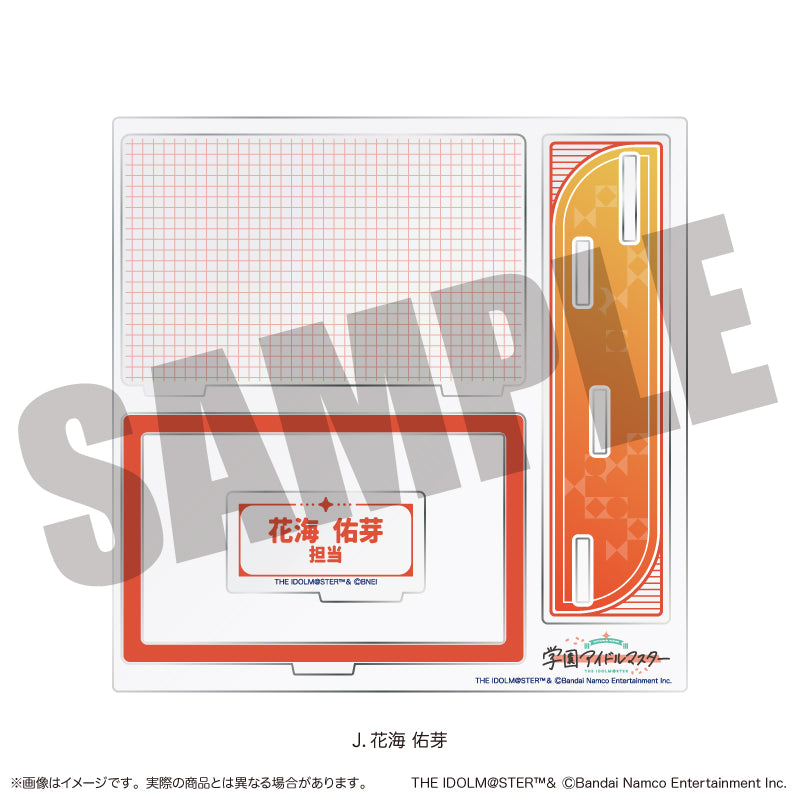(Goods - Acrylic Stand) Gakuen iDOLM@STER My Business Card Stand J Ume Hanami