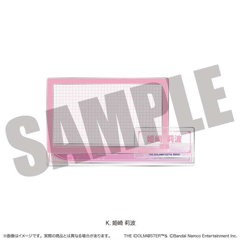 (Goods - Acrylic Stand) Gakuen iDOLM@STER My Business Card Stand K Rinami Himesaki
