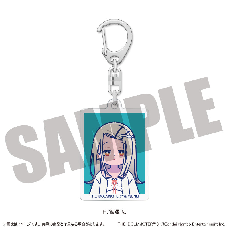 (Goods - Key Chain) Gakuen iDOLM@STER ID Card Photo Style Key Chain Vol.1 H Hiro Shinosawa