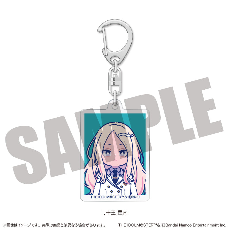 (Goods - Key Chain) Gakuen iDOLM@STER ID Card Photo Style Key Chain Vol.1 I Sena Juo