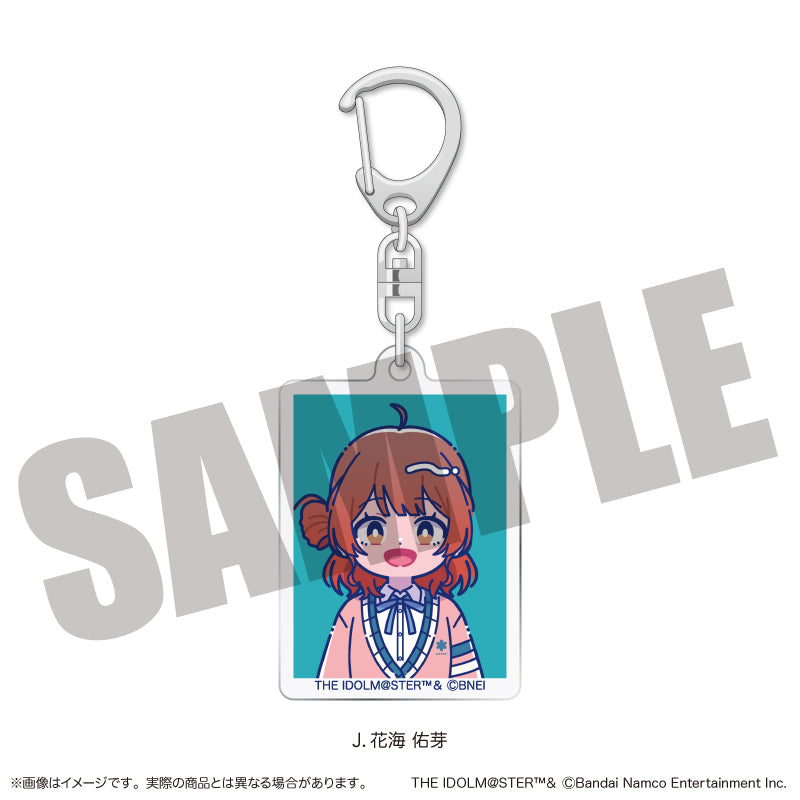 (Goods - Key Chain) Gakuen iDOLM@STER ID Card Photo Style Key Chain Vol.1 J Ume Hanami