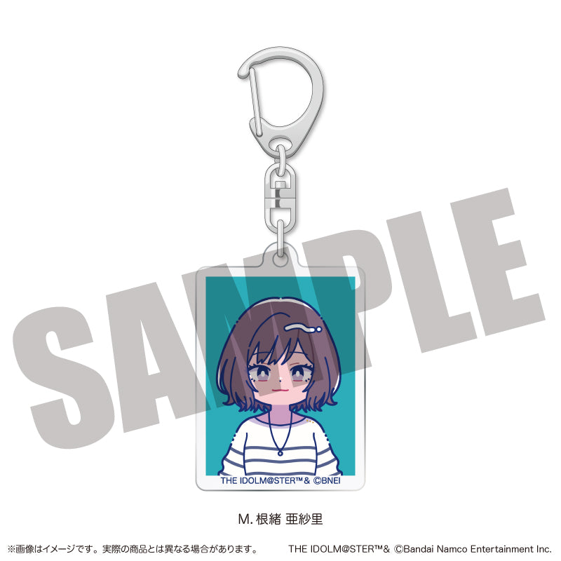 (Goods - Key Chain) Gakuen iDOLM@STER ID Card Photo Style Key Chain Vol.1 M Asari Neo