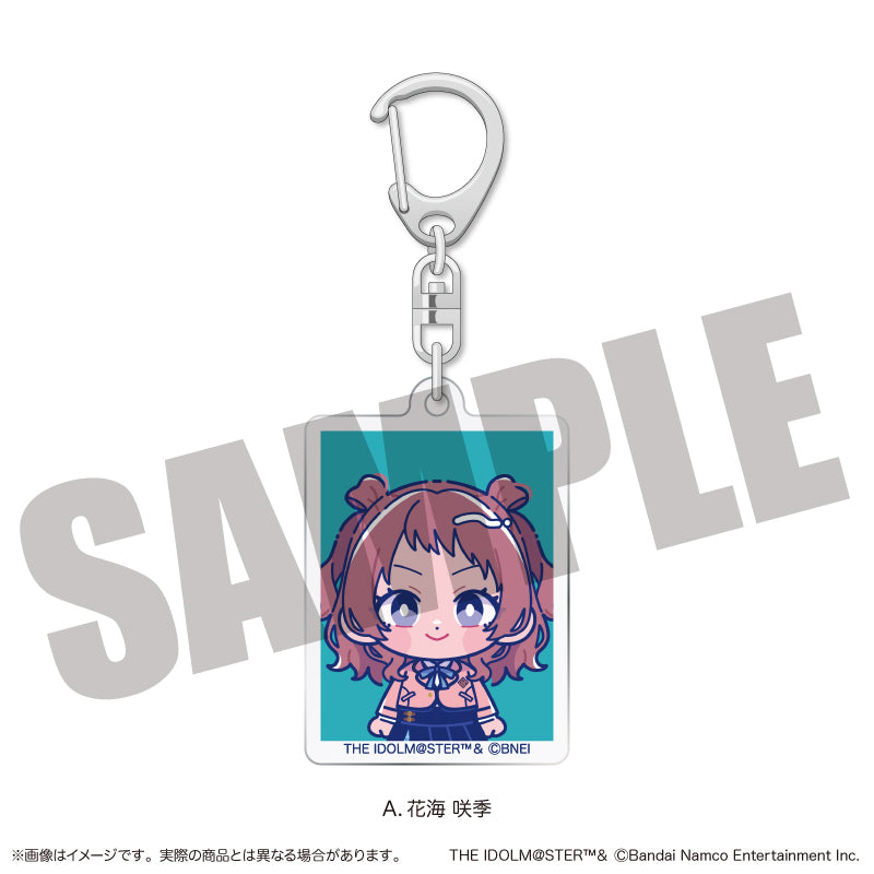 (Goods - Key Chain) Gakuen iDOLM@STER ID Card Photo Style Key Chain Vol.2 A Saki Hanami