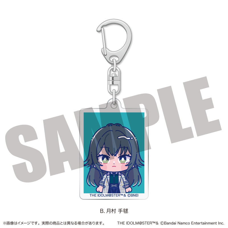 (Goods - Key Chain) Gakuen iDOLM@STER ID Card Photo Style Key Chain Vol.2 B Temari Tsukimura