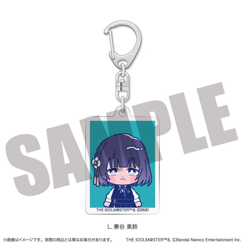 (Goods - Key Chain) Gakuen iDOLM@STER ID Card Photo Style Key Chain Vol.2 L Misuzu Hataya