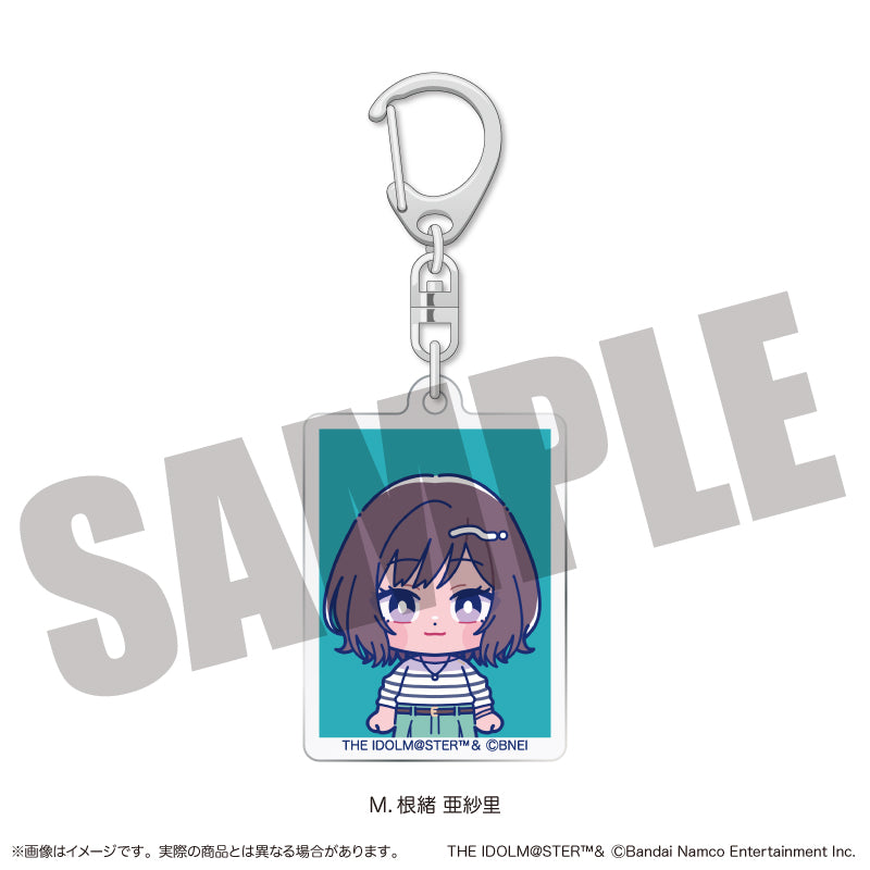 (Goods - Key Chain) Gakuen iDOLM@STER ID Card Photo Style Key Chain Vol.2 M Asari Neo