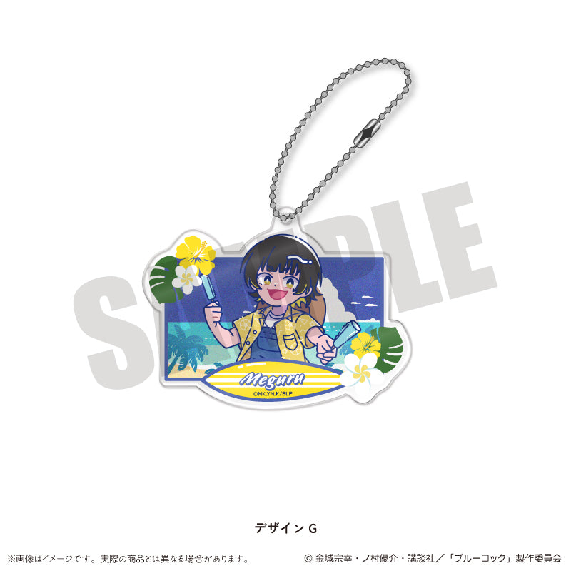(Goods - Keychain) Blue Lock Acrylic Keychain Nyu~toro Vol.2 G Meguru Bachira
