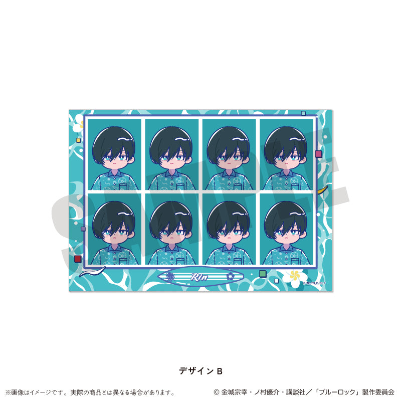 (Goods - Sticker) Blue Lock ID Card Photo Style Sticker Nyu~toro Vol.2 B Rin Itoshi