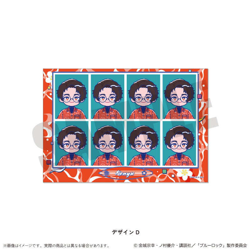 (Goods - Sticker) Blue Lock ID Card Photo Style Sticker Nyu~toro Vol.2 D Kenyu Yukimiya