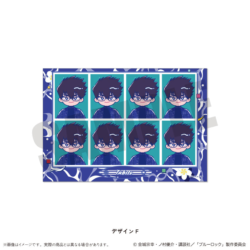 (Goods - Sticker) Blue Lock ID Card Photo Style Sticker Nyu~toro Vol.2 F Tabito Karasu