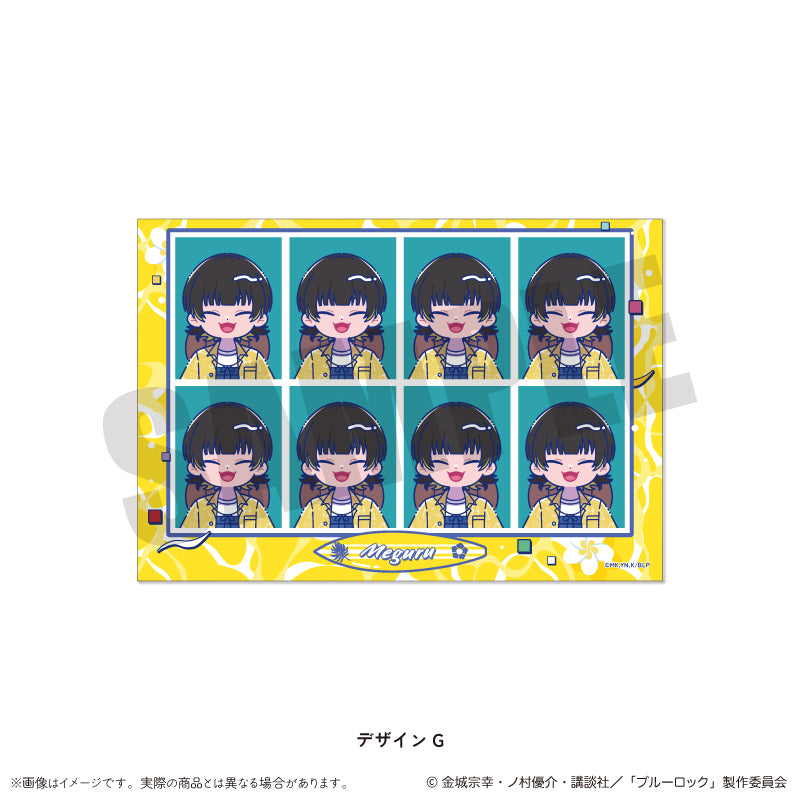 (Goods - Sticker) Blue Lock ID Card Photo Style Sticker Nyu~toro Vol.2 G Meguru Bachira