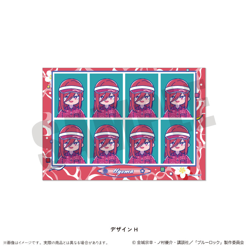 (Goods - Sticker) Blue Lock ID Card Photo Style Sticker Nyu~toro Vol.2 H Hyoma Chigiri