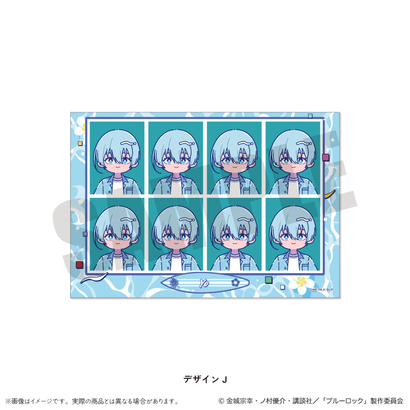 (Goods - Sticker) Blue Lock ID Card Photo Style Sticker Nyu~toro Vol.2 J You Hiori