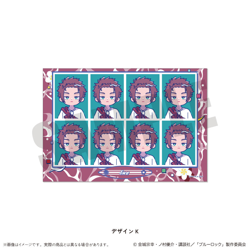(Goods - Sticker) Blue Lock ID Card Photo Style Sticker Nyu~toro Vol.2 K Sae Itoshi