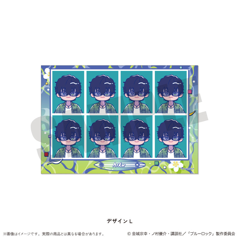 (Goods - Sticker) Blue Lock ID Card Photo Style Sticker Nyu~toro Vol.2 L Oliver Aiku