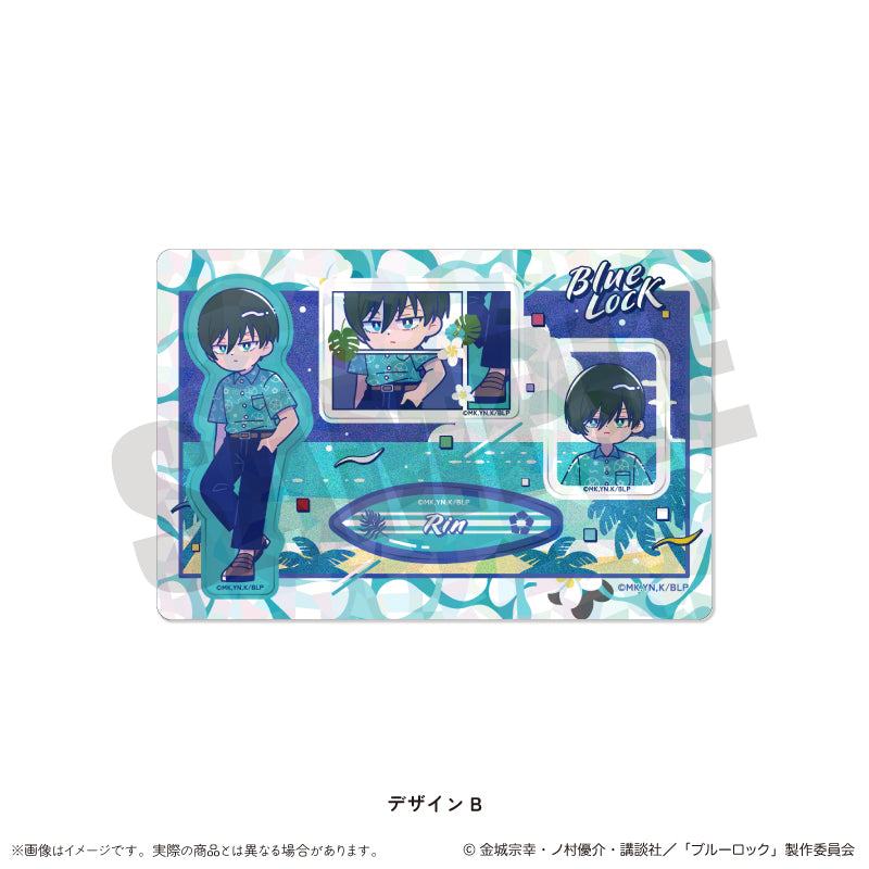 (Goods - Sticker) Blue Lock Holographic Sticker Sheet Nyu~toro Vol.2 B Rin Itoshi