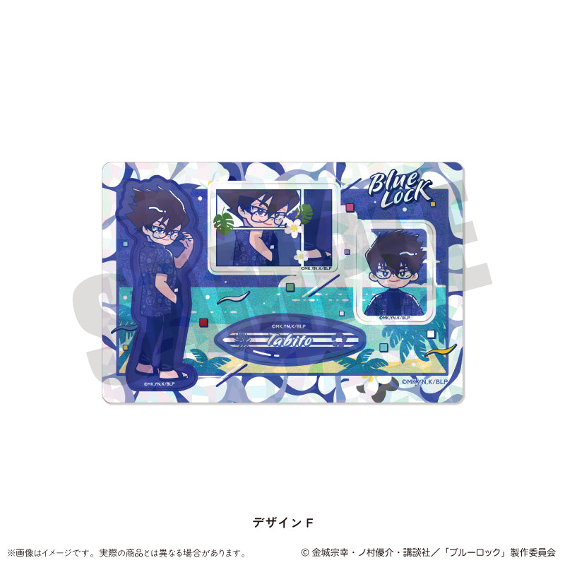 (Goods - Sticker) Blue Lock Holographic Sticker Sheet Nyu~toro Vol.2 F Tabito Karasu