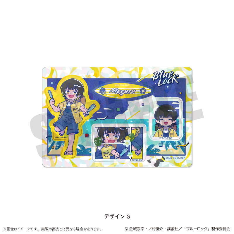 (Goods - Sticker) Blue Lock Holographic Sticker Sheet Nyu~toro Vol.2 G Meguru Bachira