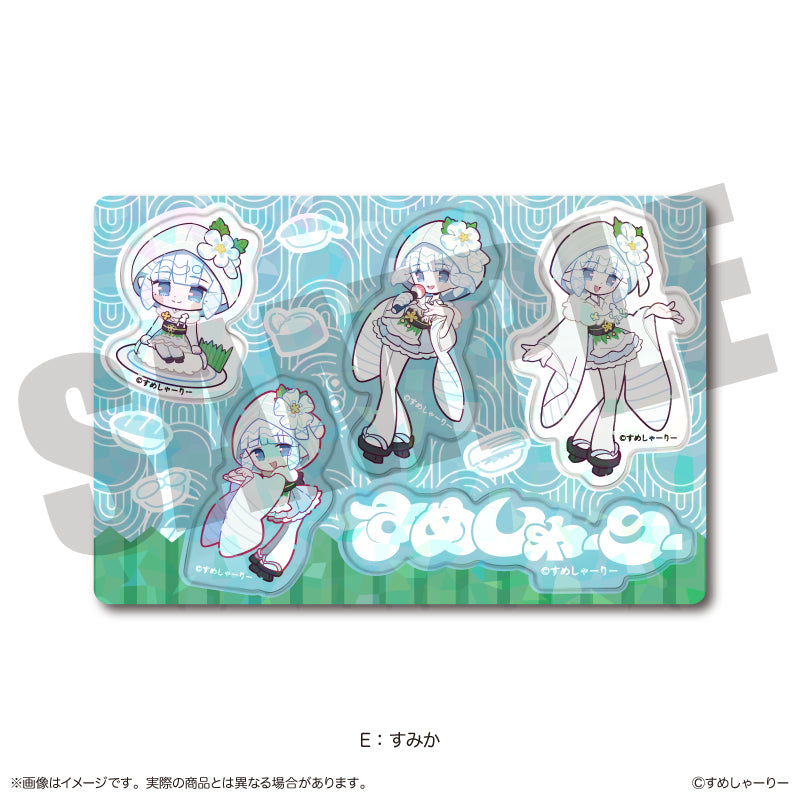 (Goods - Sticker) Sumesyari Holographic Sticker Sheet E Sumika