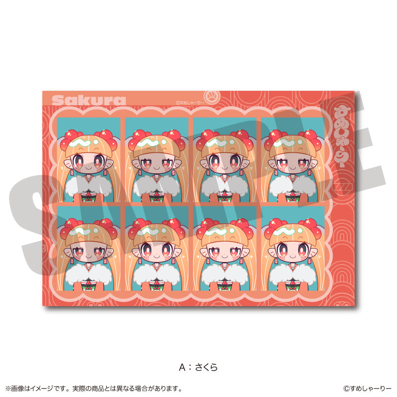 (Goods - Sticker) Sumesyari ID Card Photo Style Sticker A Sakura
