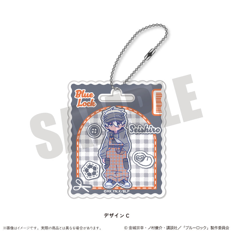 (Goods - Keychain) Blue Lock Acrylic Keychain Nyu~toro Vol.3 C Seishiro Nagi