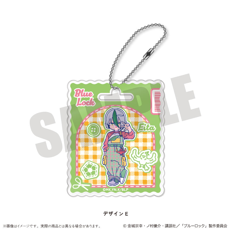 (Goods - Keychain) Blue Lock Acrylic Keychain Nyu~toro Vol.3 E Eita Otoya