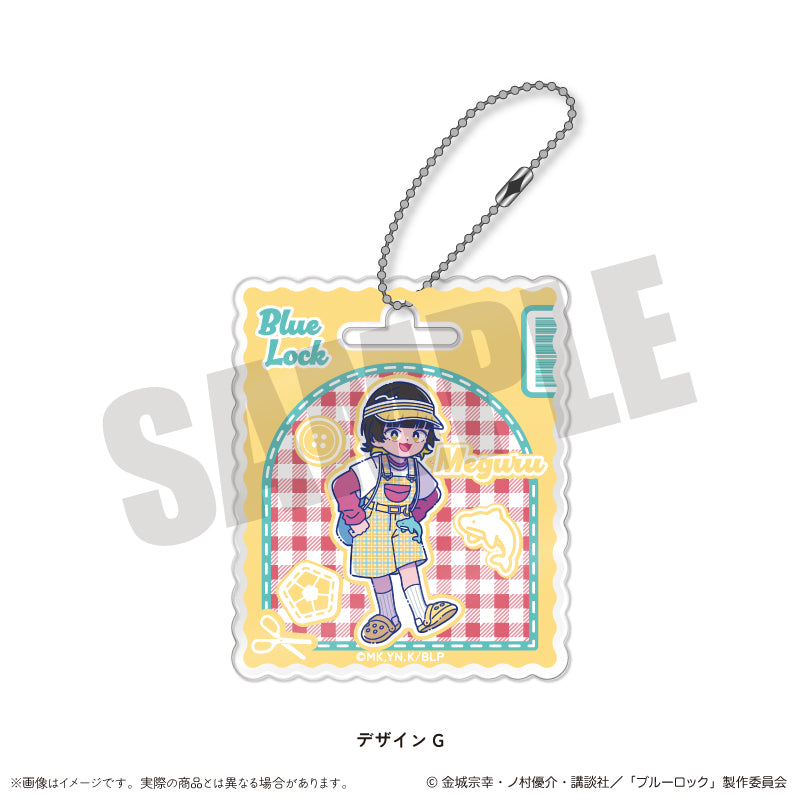 (Goods - Keychain) Blue Lock Acrylic Keychain Nyu~toro Vol.3 G Meguru Bachira
