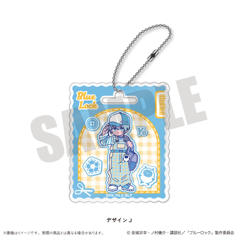 (Goods - Keychain) Blue Lock Acrylic Keychain Nyu~toro Vol.3 J You Hiori