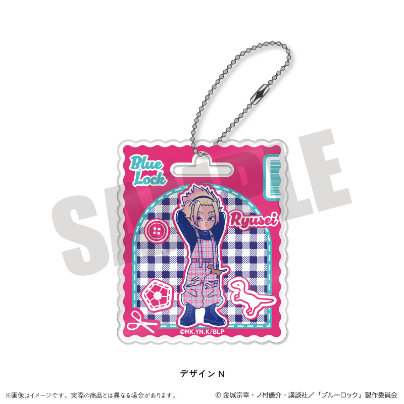 (Goods - Keychain) Blue Lock Acrylic Keychain Nyu~toro Vol.3 N Ryusei Shido